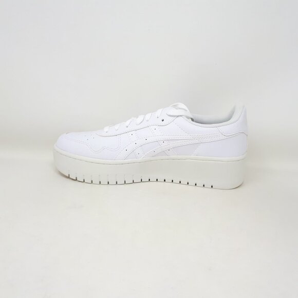 Asics Japan S Platform All White Casual VTG Shoe Sneaker Womens Size 9.5 US NEW - Picture 2 of 12